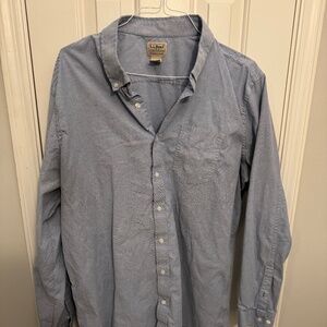 L.L. Bean XXL Slightly Fitted Tall Oxford Shirt